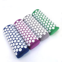 Massager Cushion Massage Yoga Mat Acupressure Relieve Pain Stress Back Body Pain Spike Mat Acupuncture Mat and Pillow Set